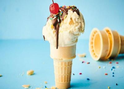 طرز تهیه بستنی وانیلی به 2 روش با ثعلب و بدون ثعلب و بستنی ساز